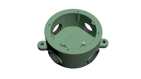 round sloped junction box|exterior round junction box.